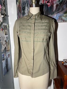 Y2K military style button up